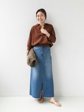 misatoさん（レディース・160cm）の冬コーディネート