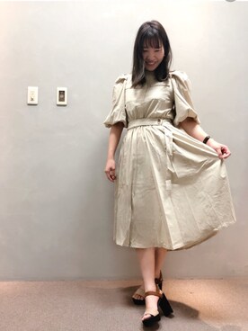 「アイテム（シャツワンピース）」を使った、ｅｍｉ***さん（レディース・162cm・20代）の春コーディネート