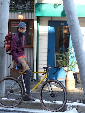 もんじゃさん（メンズ・181cm）の冬コーディネート