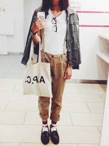 THE SHOP TK  | ミリタリーシャツ(シャツ/ブラウス)