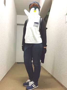 「sangacio（サンガッチョ）のアイテム」を使った、tempraさん（レディース・164cm）の秋コーディネート