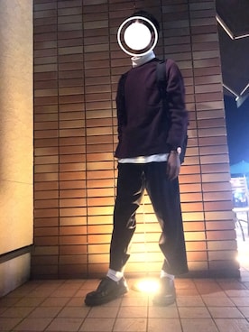 「ダニエルウェリントン」｜「アイテム（その他シューズ）」を使った、ヨッシーさん（メンズ・172cm）の秋コーディネート