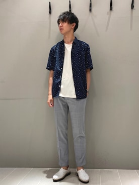 「lideal（リデアル）のアイテム」を使った、asagiさん（メンズ・176cm）の夏コーディネート