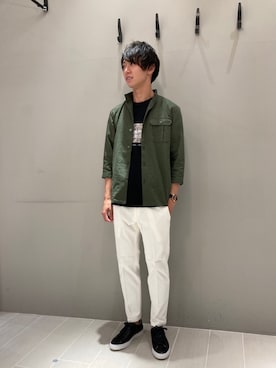 「lideal（リデアル）のアイテム」を使った、asagiさん（メンズ・176cm）の夏コーディネート