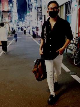 「pinkbomb #larocka #atthehop」｜MARCELLO(マル)さん（メンズ・177cm）の秋コーディネート