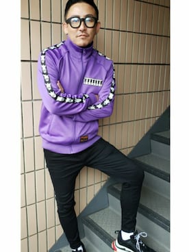 「pinkbomb #larocka #atthehop」｜MARCELLO(マル)さん（メンズ・177cm）の秋コーディネート