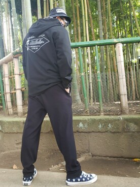 「pinkbomb #larocka #atthehop」｜MARCELLO(マル)さん（メンズ・177cm）の秋コーディネート
