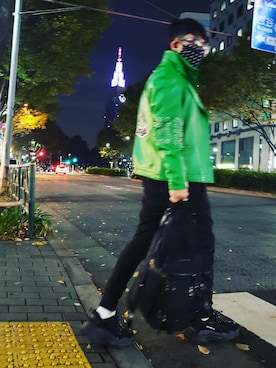 「DOLCE&GABBANA（ドルチェアンドガッバーナ）のアイテム（バッグ）」を使った、MARCELLO(マル)さん（メンズ・177cm）の秋コーディネート