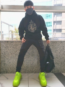 「DOLCE&GABBANA（ドルチェアンドガッバーナ）のアイテム（バッグ）」を使った、MARCELLO(マル)さん（メンズ・177cm）の秋コーディネート