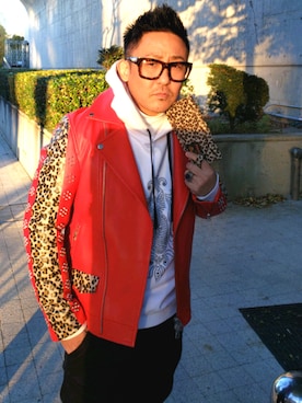 「アイテム（財布、その他）」を使った、MARCELLO(マル)さん（メンズ・177cm）の冬コーディネート