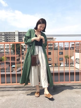 「平成最後のWEARISTAセンバツ」｜「アイテム（サンダル）」を使った、fuuさん（レディース・158cm）の春コーディネート