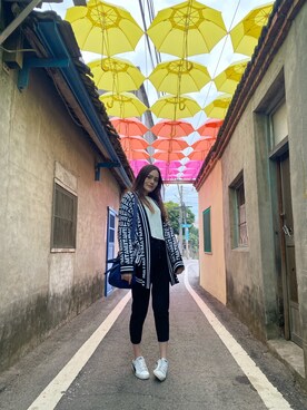 「SHEINのアイテム（ネックレス、ゴールド系）」を使った、Biffi Fu  🇹🇼さん（レディース・166cm）の冬コーディネート