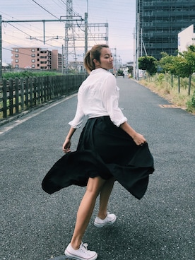 「LIBJOIE（リブジョア）のアイテム」を使った、Kahoさん（レディース・165cm）の秋コーディネート