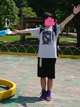 「OJISUN（オジサン）のアイテム」を使った、ぺちゃんこさん（メンズ・178cm）の夏コーディネート