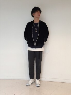 SHUNSUKEさん（メンズ・184cm）の冬コーディネート