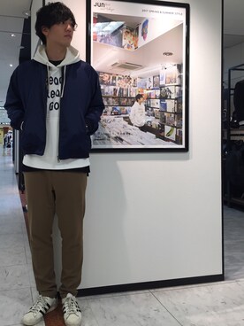 SHUNSUKEさん（メンズ・184cm）の春コーディネート