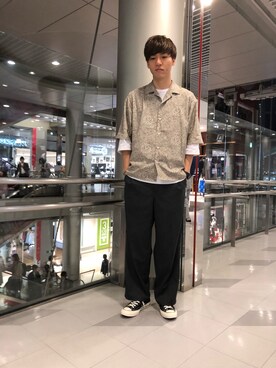 SHUNSUKEさん（メンズ・184cm）の春コーディネート