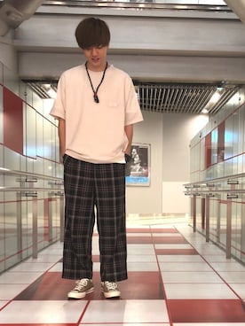 SHUNSUKEさん（メンズ・184cm）の夏コーディネート