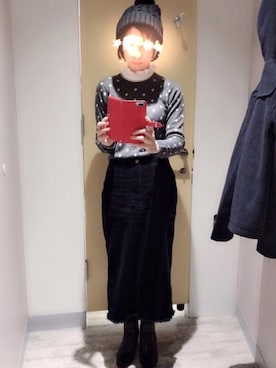「アイテム（ブーツ）」を使った、Meixiangさん（レディース・162cm）の冬コーディネート