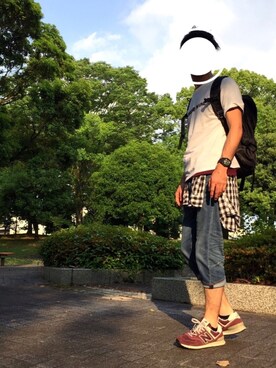 まっちゃさん（メンズ・175cm）の夏コーディネート