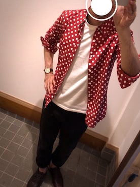 まっちゃさん（メンズ・175cm）の夏コーディネート