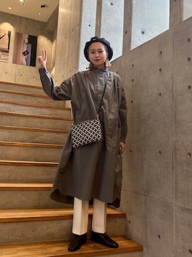 「BY MALENE BIRGER（バイマレーネビルガー）のアイテム（バッグ）」を使った、HINATAさん（レディース・160cm）の冬コーディネート