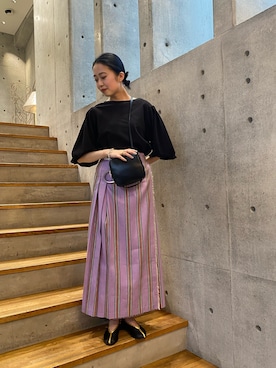 「O'NEILL（オニール）のアイテム」を使った、HINATAさん（レディース・160cm）の春コーディネート