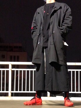 「ROARINGWILDのアイテム」を使った、FEARGADHさん（メンズ・175cm）の秋コーディネート