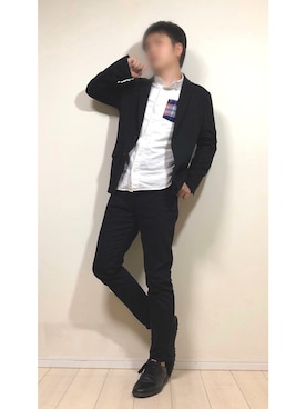 スピさん（メンズ・175cm）の春コーディネート