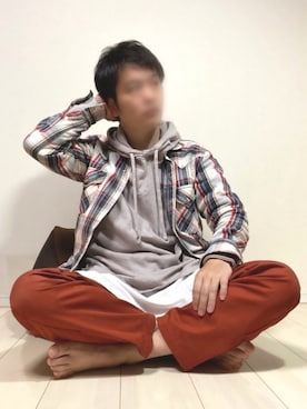 「Levi's RED TAB（リーバイスレッドタブ）のアイテム」を使った、スピさん（メンズ・175cm）の春コーディネート