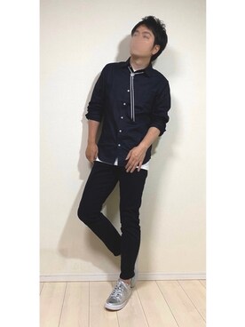 スピさん（メンズ・175cm）の春コーディネート