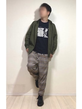 スピさん（メンズ・175cm）の春コーディネート