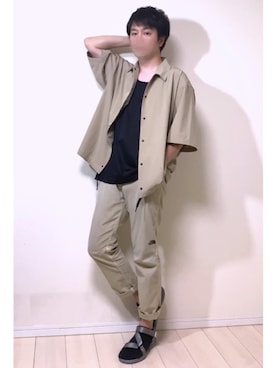 スピさん（メンズ・175cm）の夏コーディネート