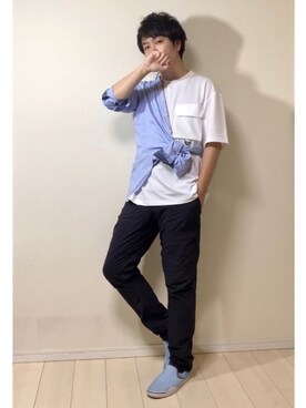 スピさん(メンズ・175cm)の夏コーディネート