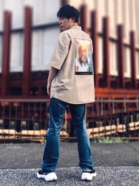 スピさん（メンズ・175cm）の夏コーディネート