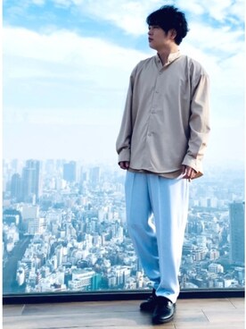 「渋谷スカイ」｜スピさん（メンズ・175cm）の秋コーディネート