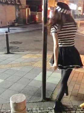 「wearhalloween2017」｜「アイテム（ブーツ）」を使った、あきさん（レディース・164cm）の秋コーディネート
