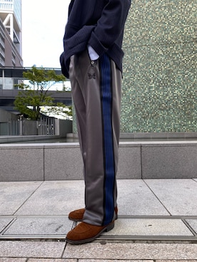 「ニードルズ」｜竹内 孜介さん（メンズ・171cm）の秋コーディネート