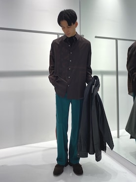 竹内 孜介さん（メンズ・172cm）の秋コーディネート