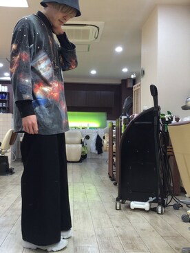 「Disce Gaudere.（ディスケガウーレ）のアイテム」を使った、yutaさん（メンズ・170cm）の冬コーディネート