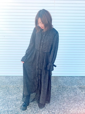 「jouetie（ジュエティ）のアイテム（オールインワン・サロペット）」を使った、はらださん（レディース・150cm）の冬コーディネート