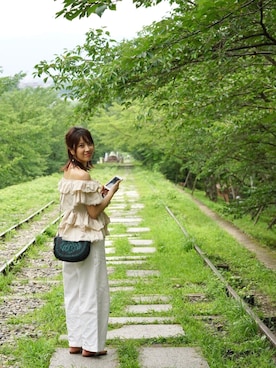 channieさん（レディース・161cm）の夏コーディネート