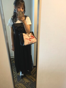 「SENSE OF PLACE by URBAN RESEAR」｜「アイテム（アクセサリー）」を使った、channieさん（レディース・161cm）の夏コーディネート