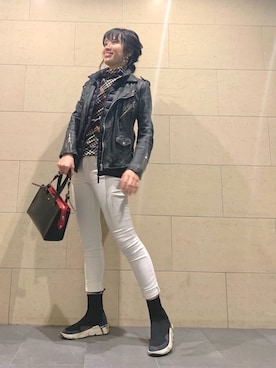 channieさん（レディース・161cm）の春コーディネート