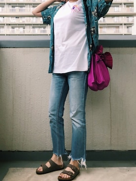 千鶴さん(レディース・155cm)の夏コーディネート