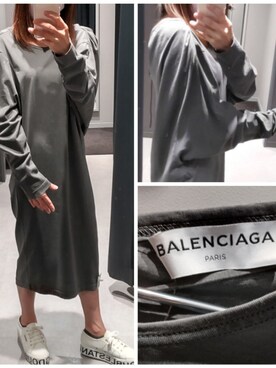 Balenciaga バレンシアガ のワンピースを使った人気ファッションコーディネート Wear
