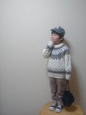 「5歳」｜「アイテム（インテリア）」を使った、KODAIさん（キッズ・110cm）の秋コーディネート
