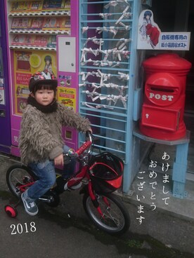 「オールドスクール」｜「アイテム（福袋/福箱）」を使った、KODAIさん（キッズ・110cm）の冬コーディネート