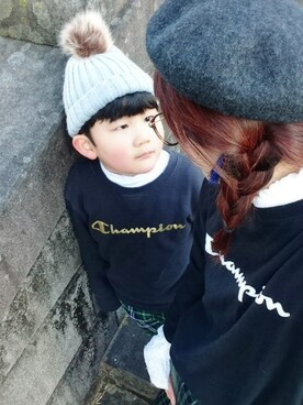 「オールドスクール」｜「アイテム（福袋/福箱）」を使った、KODAIさん（キッズ・110cm）の冬コーディネート