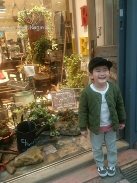 「オールドスクール」｜「アイテム（福袋/福箱）」を使った、KODAIさん（キッズ・110cm）の春コーディネート